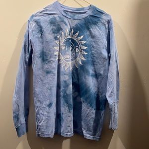 tie dye sun/moon tee
